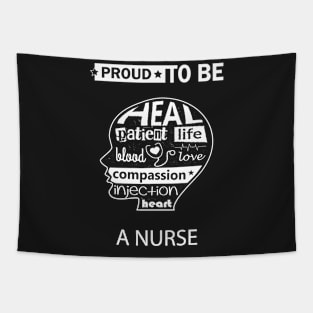 Nurse Gift, Proud to be a Nurse Tapestry