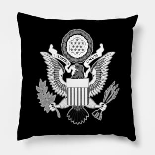 EAGLE. UNITED STATES COAT OF ARMS. SAMER BRASIL Pillow