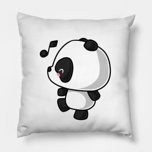 Kawaii panda signing Pillow