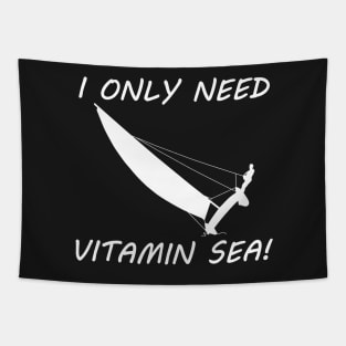 I Only Need Vitamin Sea - Trapeze Sailing Tapestry