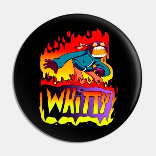 FNF Whitty mod character graffiti Pin