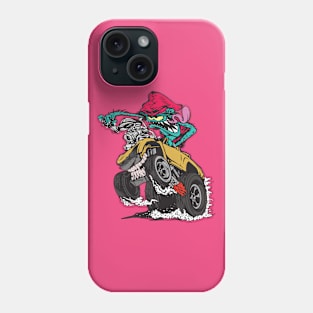 Monster Bigfoot car Phone Case