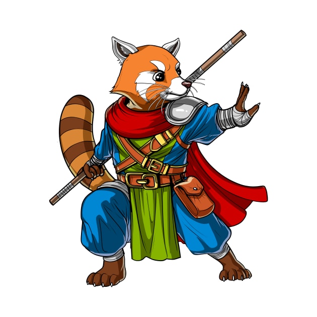 Red Panda Bear Ninja by underheaven