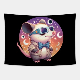 Possum watching total eclipse Tapestry