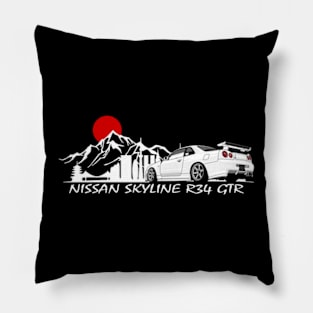 Nissan Skyline GTR R34, JDM Car Pillow