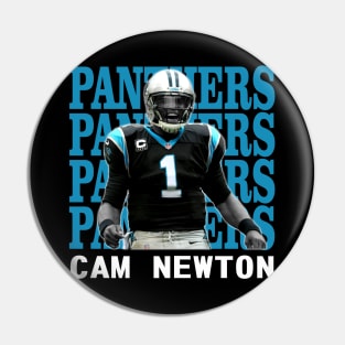 Carolina Panthers Cam Newton 1 Pin