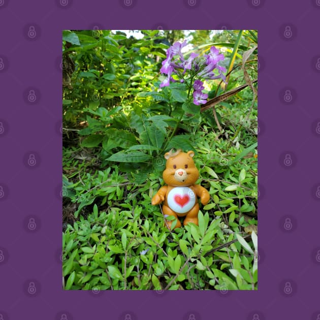 Care bear in the garden by Michelleisme