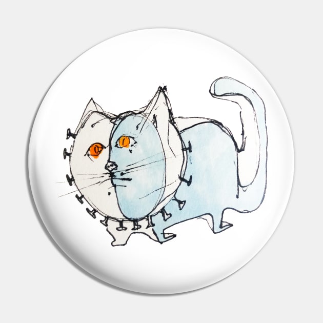 Full cat Pin by Mzerart