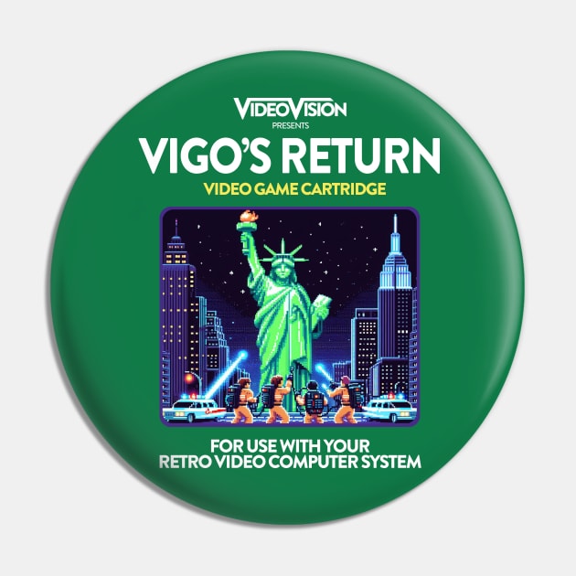 Vigo's Return 80s Game Pin by PopCultureShirts