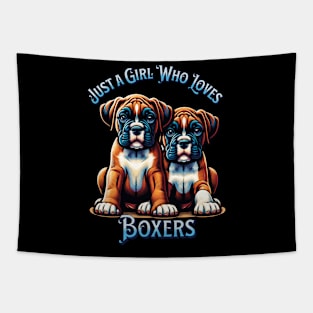 Boxer Love Tee - Perfect for Dog Enthusiasts Tapestry