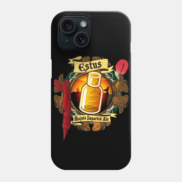 Estus Majula Imported Ale (Dark Souls 2) Phone Case by pixelstampede