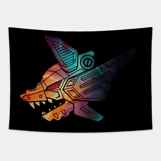 Mecha Robot Wolf | Daybreak Tapestry