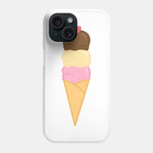 Triple Flavor Ice-cream Phone Case