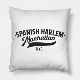 Spanish Harlem: Evoke the Essence of Manhattan's Vibrant Barrio Pillow