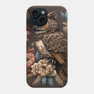 Cute Floral Owl Phone Case