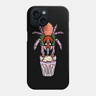 Strawberry Milkshake Spider Phone Case