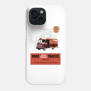 1954 FORD PARCEL VAN - brochure Phone Case