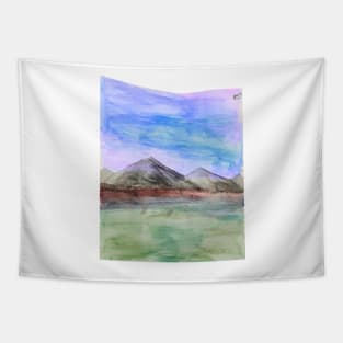 Summertime Mountains Tapestry