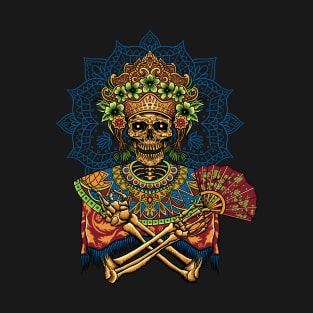 Balinese dancer skull T-Shirt