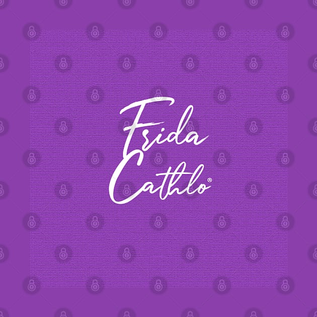 Grape Text W back Cat Frida Cathlo version of - Frida Kahlo by CatIsBlack