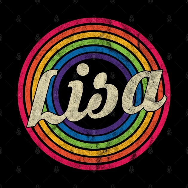 Lisa - Retro Rainbow Faded-Style by MaydenArt