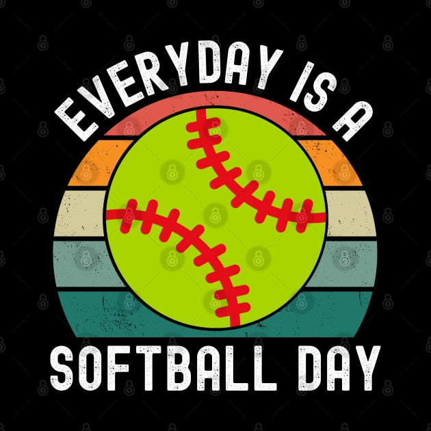 Everyday Is A Softball Day by footballomatic