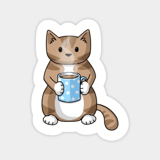 Coffee Cat Magnet