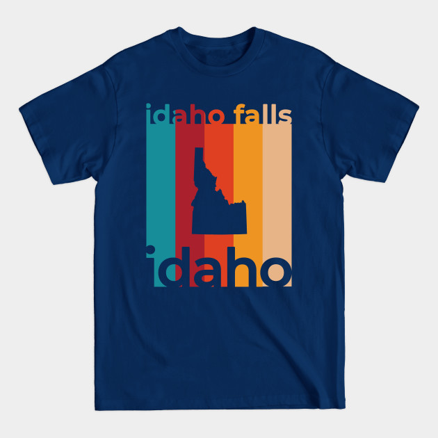 Discover Idaho Falls Idaho Retro - Idaho Falls - T-Shirt