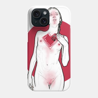 beauty love Phone Case