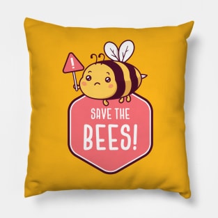 Save The Bees Pillow