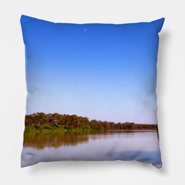 River Murray Viewpoint Pillow by jwwallace