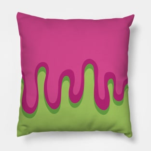 The Sludge - Pink & Green Pillow