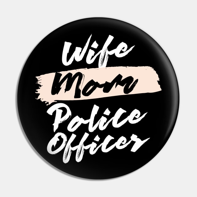 Cute Wife Mom Police Officer Gift Idea Pin by BetterManufaktur