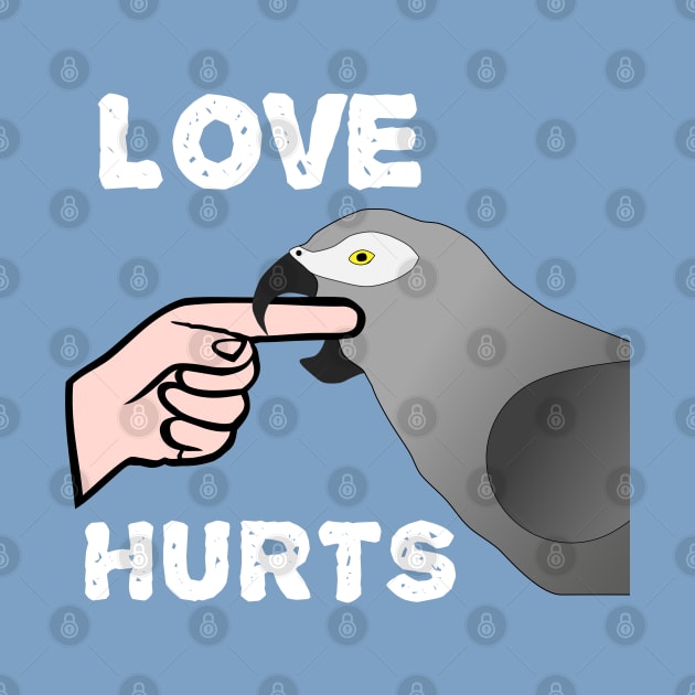 Love Hurts African Grey Parrot Biting by Einstein Parrot