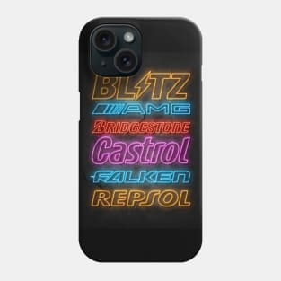 Neon Car Sponsors Phone Case