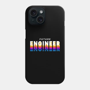 future engineer in gradient color Phone Case