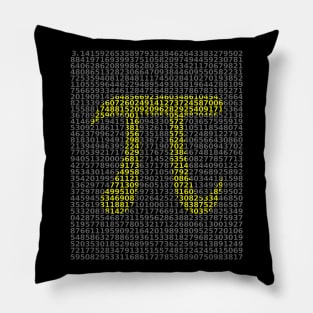 Number Pi Day T-Shirt - Funny Math Design Pillow