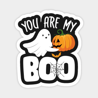 You are my BOO - Matching outfit couple Halloween Magnet