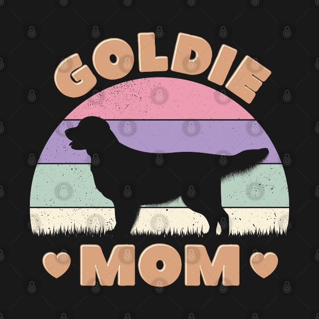 Cute Goldie Mom Golden Retriever Mama by Way Down South