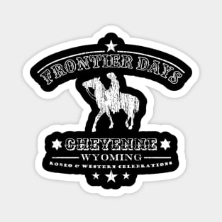 Frontier Days Rodeo Wild Cheyenne Wyoming Magnet