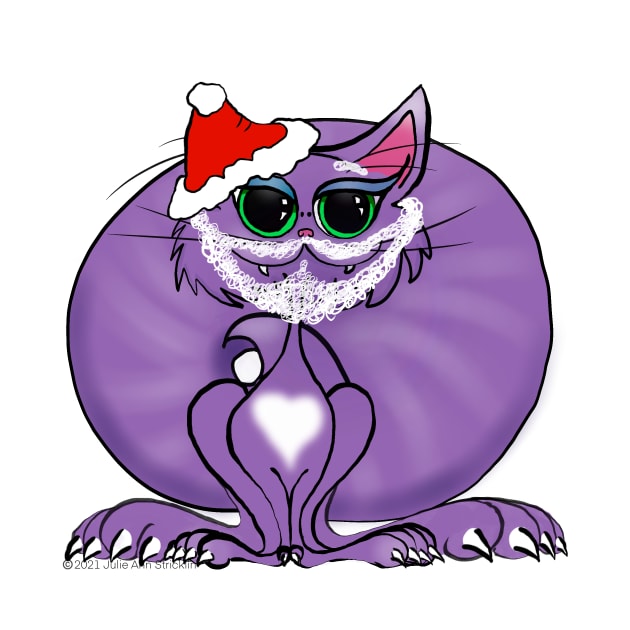 Santa Kitty by Julie Ann Stricklin