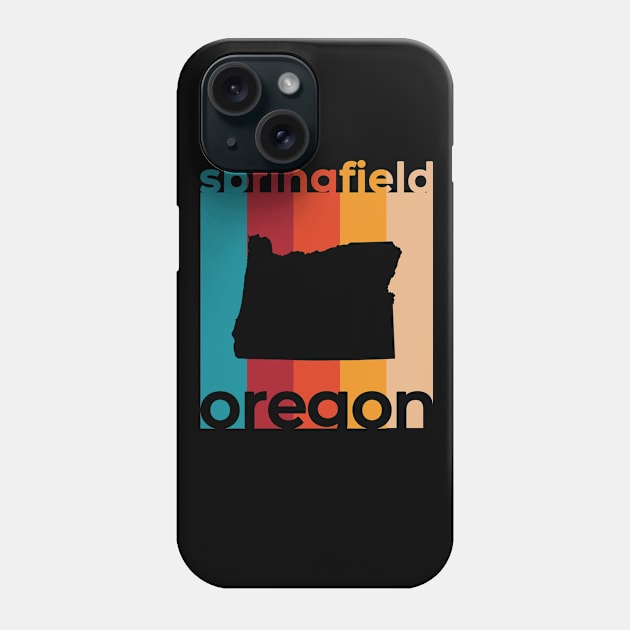 Springfield Oregon Retro Phone Case by easytees