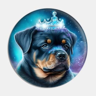 Rottweiler Puppy Princess Pin