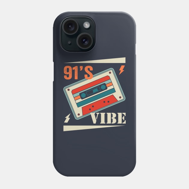 91’s Old Vibe Phone Case by Ortumuda