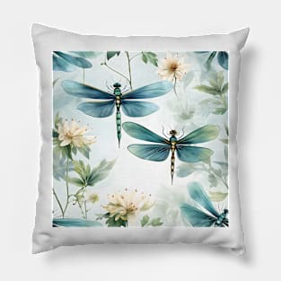 Dragonfly Pattern 25 Pillow