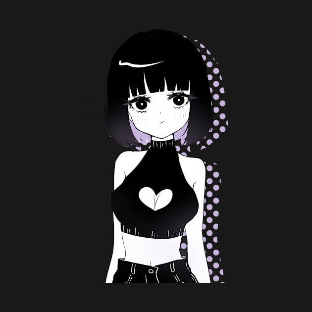 Gothic Anime Girl by spiderprincess