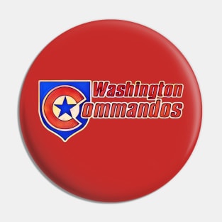 Washington Commandos Football Pin