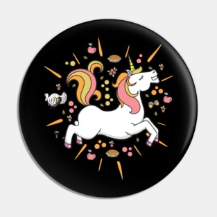 Unicorn Thanksgiving Super Awesome Pin