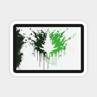 The Leaf Splatter - Environmentally Friendly Magnet