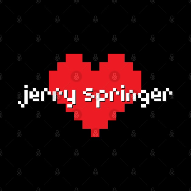 Jerry springer -> pixel art by LadyLily